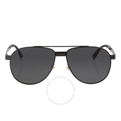 versace sunglasses mod 2209|Versace Grey Pilot Unisex Sunglasses VE2209 100987 58.